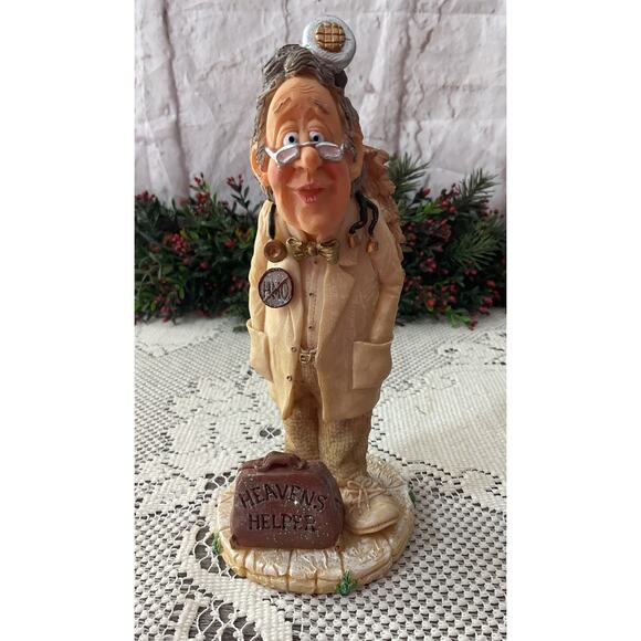 1999 Dr. Bob Heaven's Helper Figurine Doug Harris Guardian Grannies  Figurine - Picture 1 of 7